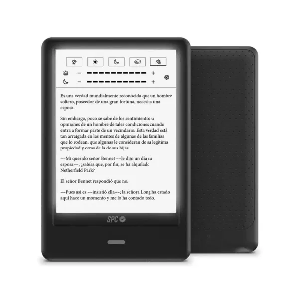SPC Dickens Light PRO eReader 6" 8GB Negro