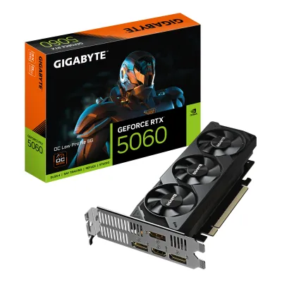 Gigabyte GeForce RTX 5060 OC 8GB GDDR7 Perfil Bajo Gigabyte GeForce RTX 5060 OC 8GB GDDR7 Perfil Bajo