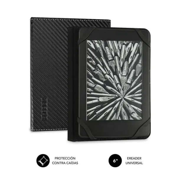 Subblim Clever Funda para Ebook 6" Negra