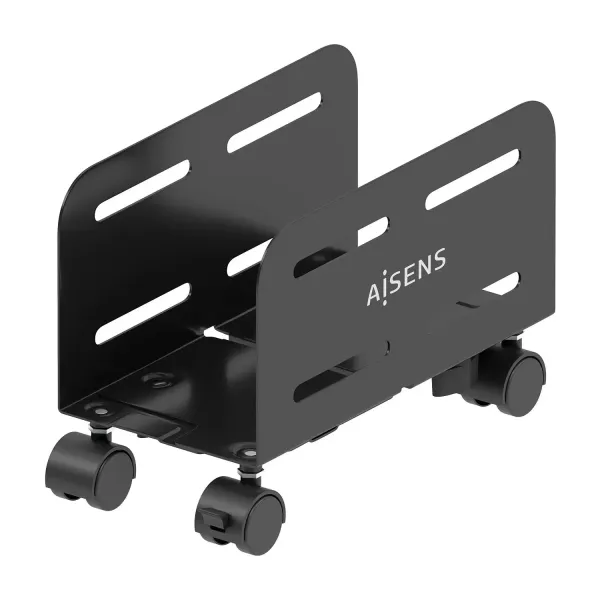 Aisens Soporte para CPU Ajustable de Suelo Metálico Negro 