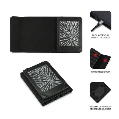Subblim Clever Funda para Ebook 6" Negra Subblim Clever Funda para Ebook 6" Negra