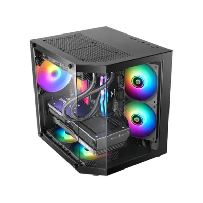 Caja Minitorre Atx Mc-3tlite Negro Mars Gaming
