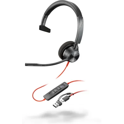 HP Auricular Poly Blackwire 3310 para Microsoft Teams +