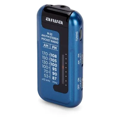 Radio Portátil Aiwa R-22BL/ Azul Radio Portátil Aiwa R-22BL/ Azul