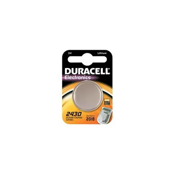 Pila de Botón Duracell CR2430/ 3V