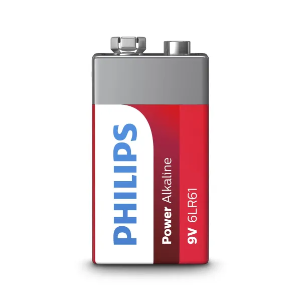 Philips Pila Alcalina 6LR61 9V