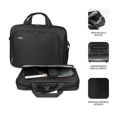 Subblim Oxford Maletín para Portátil hasta 16" Negro Subblim Oxford Maletín para Portátil hasta 16" Negro
