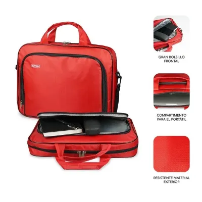 Subblim Oxford Maletín Rojo para Portátil hasta 16" Subblim Oxford Maletín Rojo para Portátil hasta 16"