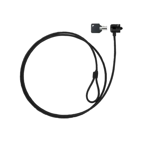 TooQ TQCLKC0025-G Cable de Seguridad con Llave para Portátiles 1.5m Gris 