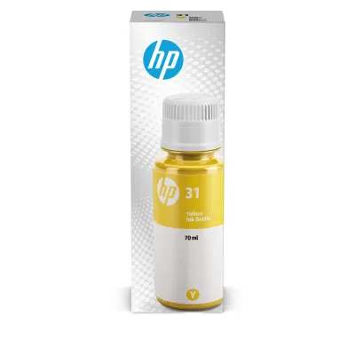 HP 31 Amarillo 1VU28AE - Botella de Tinta Original HP 31 Amarillo 1VU28AE - Botella de Tinta Original