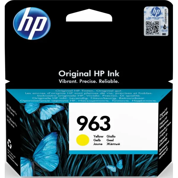 HP 963 Amarillo 3JA25AE - Cartucho de Tinta Original