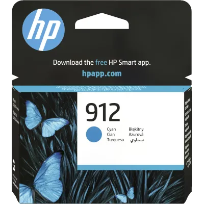 HP 912 Cian 3YL77AE - Cartucho de Tinta Original