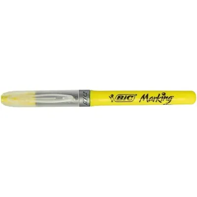Bic Highlighter Grip Caja 12 Marcadores Fluorescentes Amarillo Bic Highlighter Grip Caja 12 Marcadores Fluorescentes Amarillo