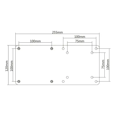 Aisens MPC01-055 Soporte VESA para Mini PC 75x75/100x100 Negro Aisens MPC01-055 Soporte VESA para Mini PC 75x75/100x100 Negro