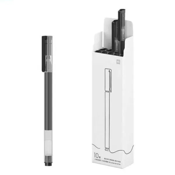 Xiaomi Bolígrafos Tinta de Gel Negra 0.5mm 10 Unidades