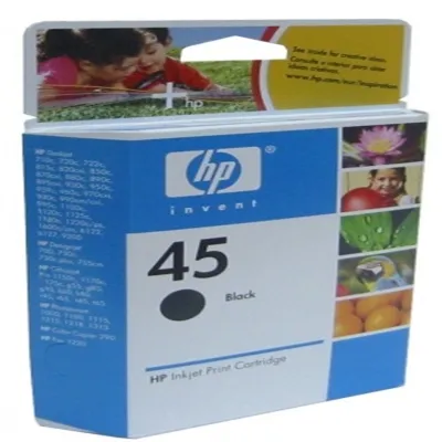 HP 45 Negro 51645AE - Cartucho de Tinta Original