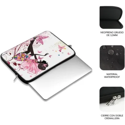 Subblim Funda Neopreno Trendy Sleeve Neo Hada para Portátil de Subblim Funda Neopreno Trendy Sleeve Neo Hada para Portátil de