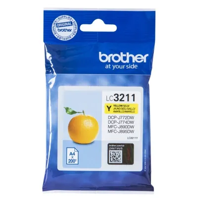 Cartucho de Tinta Original Brother LC-3211Y/ Amarillo