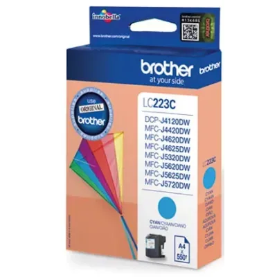 Cartucho de Tinta Original Brother LC-223CBP/ Cian Cartucho de Tinta Original Brother LC-223CBP/ Cian
