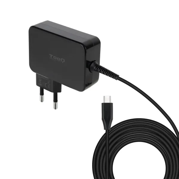 TooQ TQLC-USBCGAN90PD Cargador de portátil GAN USB-C PD3.0 90W Negro 