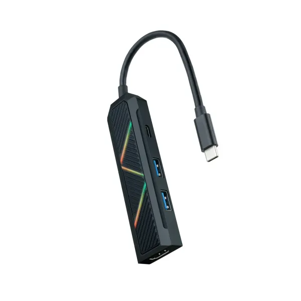 Nanocable Hub 4 en 1 USB-C a USB-A/USB-C/HDMI