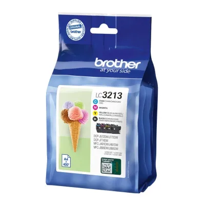 Cartucho de Tinta Original Brother LC-3213VAL Multipack/ Cian/