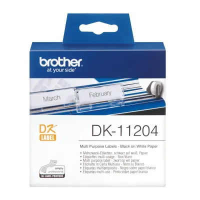 Brother DK-11204 Cinta de Impresión de Etiquetas