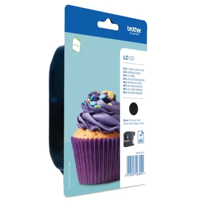 Cartucho de Tinta Original Brother LC-123/ Negro