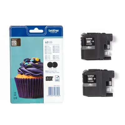 Cartucho de Tinta Original Brother LC-123/ Negro