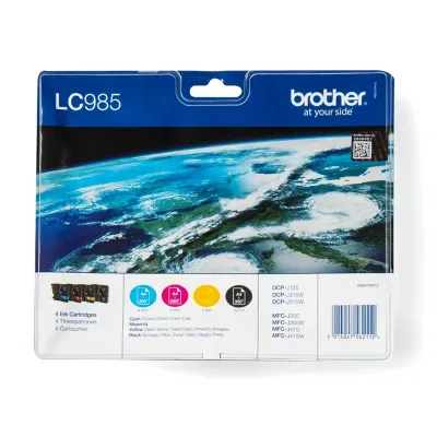 Cartucho de Tinta Original Brother LC- 985 Multipack/ Cian/ Cartucho de Tinta Original Brother LC- 985 Multipack/ Cian/