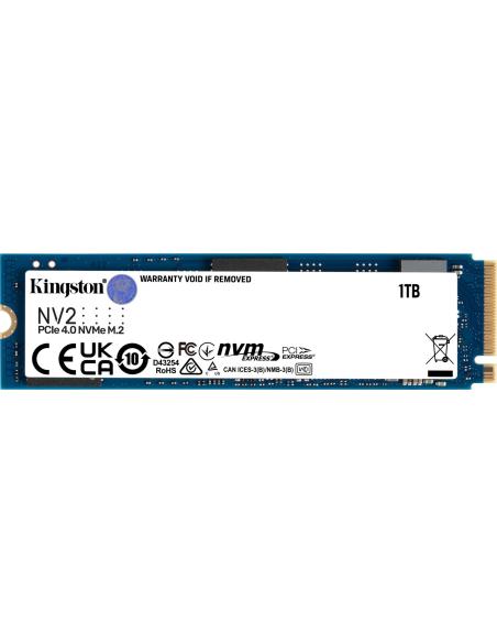 Kingston NV2 NVMe SSD 1TB PCIe 4.0 3500MB/sM.2 2280 | TechLife.es