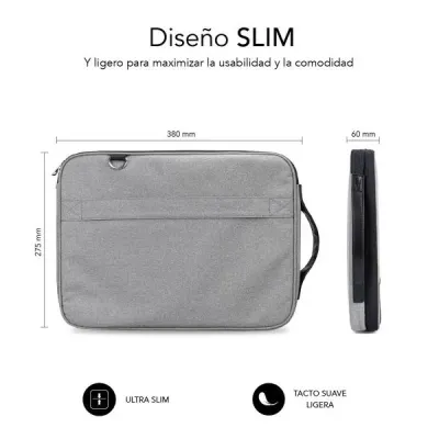 Subblim Advance Funda Maletín para Portátil hasta 14" Gris Subblim Advance Funda Maletín para Portátil hasta 14" Gris