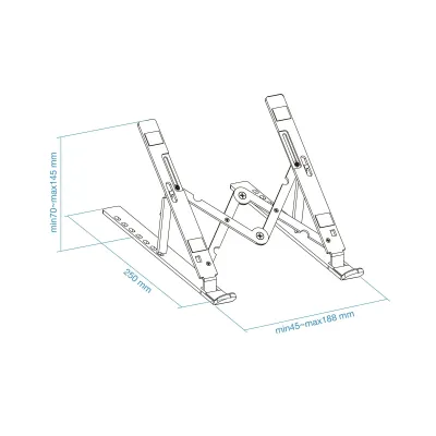 TooQ TQLRS0033-AL-G Soporte para Portátiles hasta 15" TooQ TQLRS0033-AL-G Soporte para Portátiles hasta 15"
