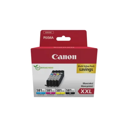 Cartucho de Tinta Original Canon CLI-581XXL Multipack Alta Cartucho de Tinta Original Canon CLI-581XXL Multipack Alta