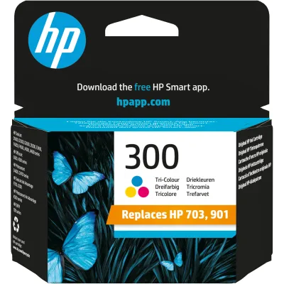 HP 300 Tricolor CC643EE - Cartucho de Tinta Original HP 300 Tricolor CC643EE - Cartucho de Tinta Original