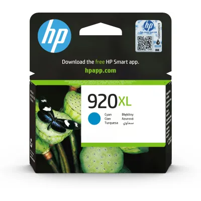 HP 920XL Cian CD972AE - Cartucho de Tinta Original