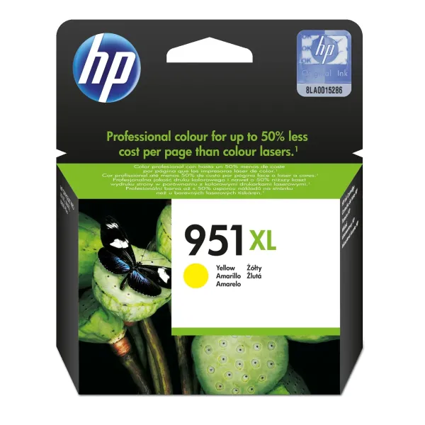 HP 951XL Amarillo CN048AE - Cartucho de Tinta Original