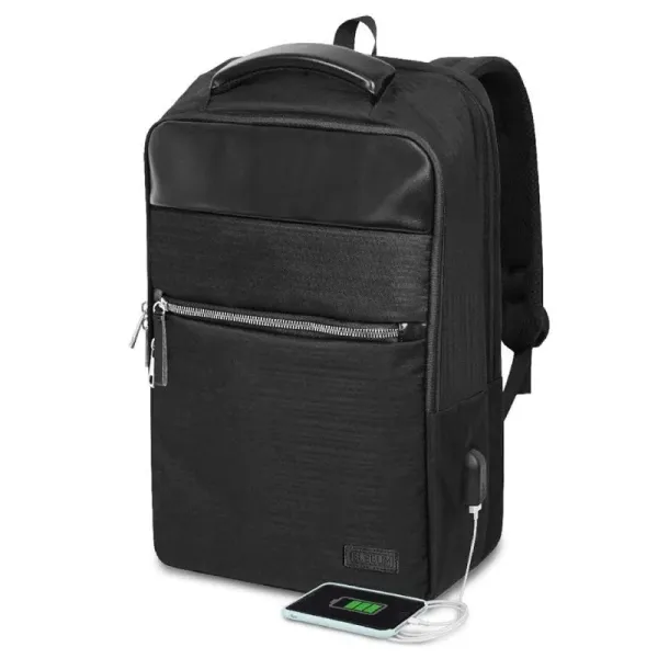 Subblim Business V2 AP Backpack Mochila de Negocios Negra para Portátil hasta 15.6" 