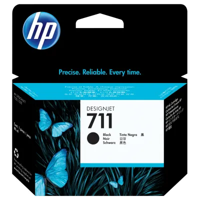 HP 711 Negro CZ133A - Cartucho de Tinta Original HP 711 Negro CZ133A - Cartucho de Tinta Original