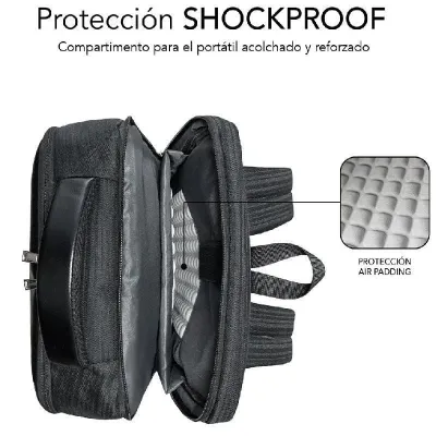Subblim Business V2 AP Backpack Mochila de Negocios Negra para