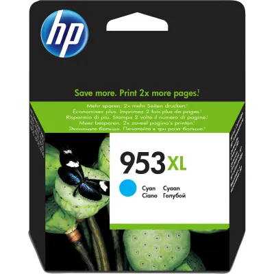 HP 953XL Cian F6U16A - Cartucho de Tinta Original HP 953XL Cian F6U16A - Cartucho de Tinta Original
