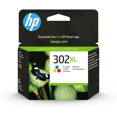 HP 302XL Tricolor F6U67AE - Cartucho de Tinta Original