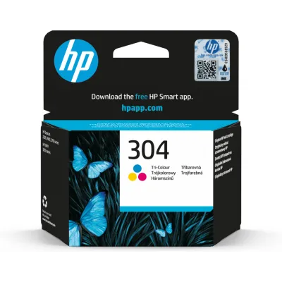 HP 304 Tricolor N9K05AE - Cartucho de Tinta Original