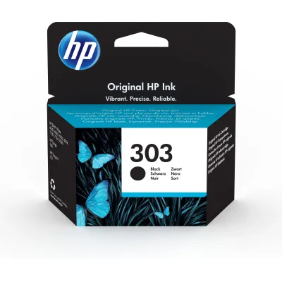 HP 303 Negro T6N02AE - Cartucho de Tinta Original