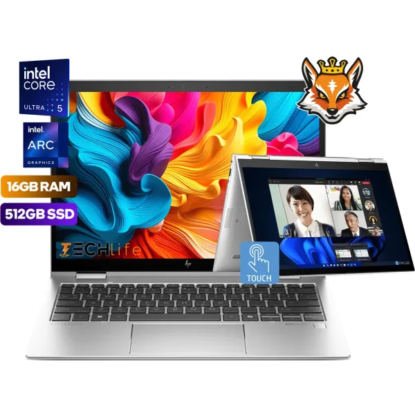 HP Elite x360 830 G11 con IA Convertible-Intel Core Ultra 5-125u 16GB 512GB SSD 13.3" Táctil W11Pro
