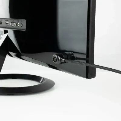 TooQ TQCLKC0025-G Cable de Seguridad con Llave para Portátiles