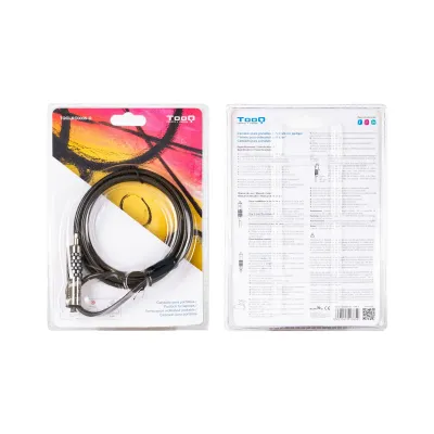 TooQ TQCLKC0035-G Cable de Seguridad Tipo NANO con Combinación