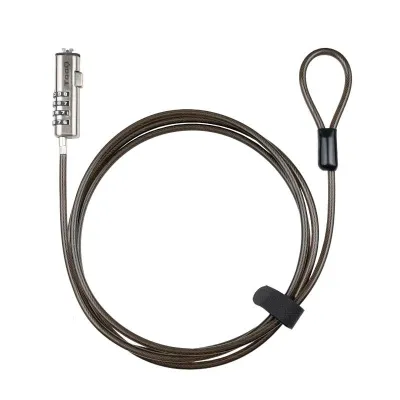 TooQ TQCLKC0035-G Cable de Seguridad Tipo NANO con Combinación