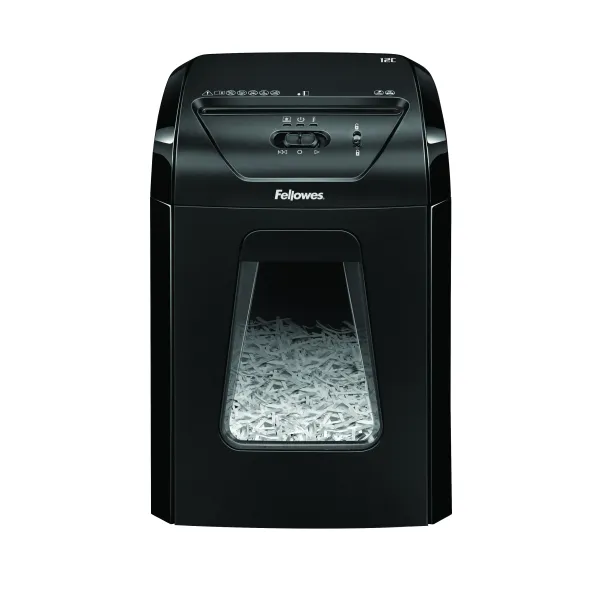 Fellowes Powershred 12C Destructora de Papel Corte Cruzado 22.5cm