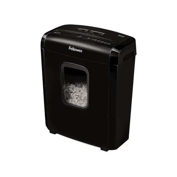 Fellowes Powershred 6M Triturador de Papel Microcorte Negro